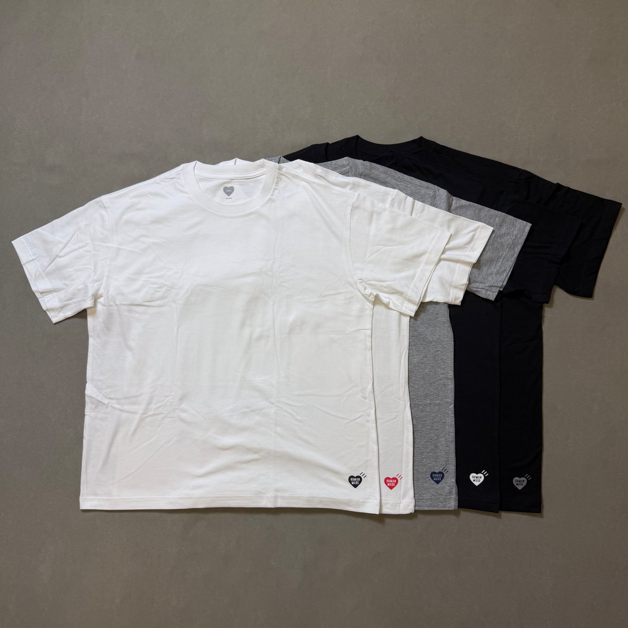 HUMAN MADE 3PACK T-SHIRT SET