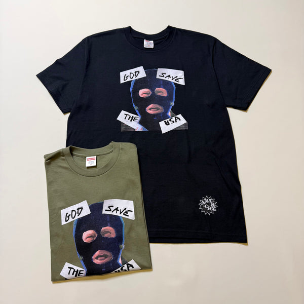 SUPREME GOD SAVE US TEE
