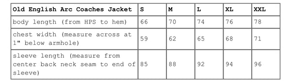 SUPREME OLD ENGLISH ARC COACHES JACKET