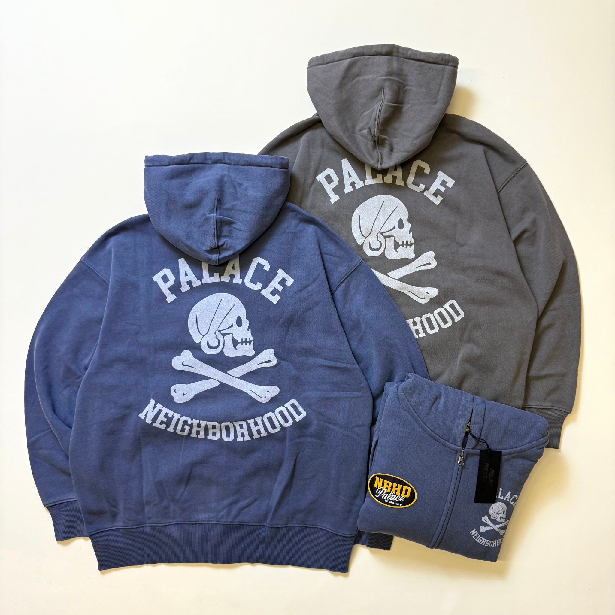 PALACE NEIGHBORHOOD SKULL ZIP HOOD