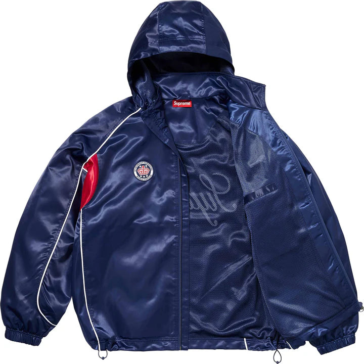 SUPREME SATIN HOODED TRACK JACKET – Trade Point_HK SUPREME SATIN HOODED TRACK JACKET – Trade Point_HK