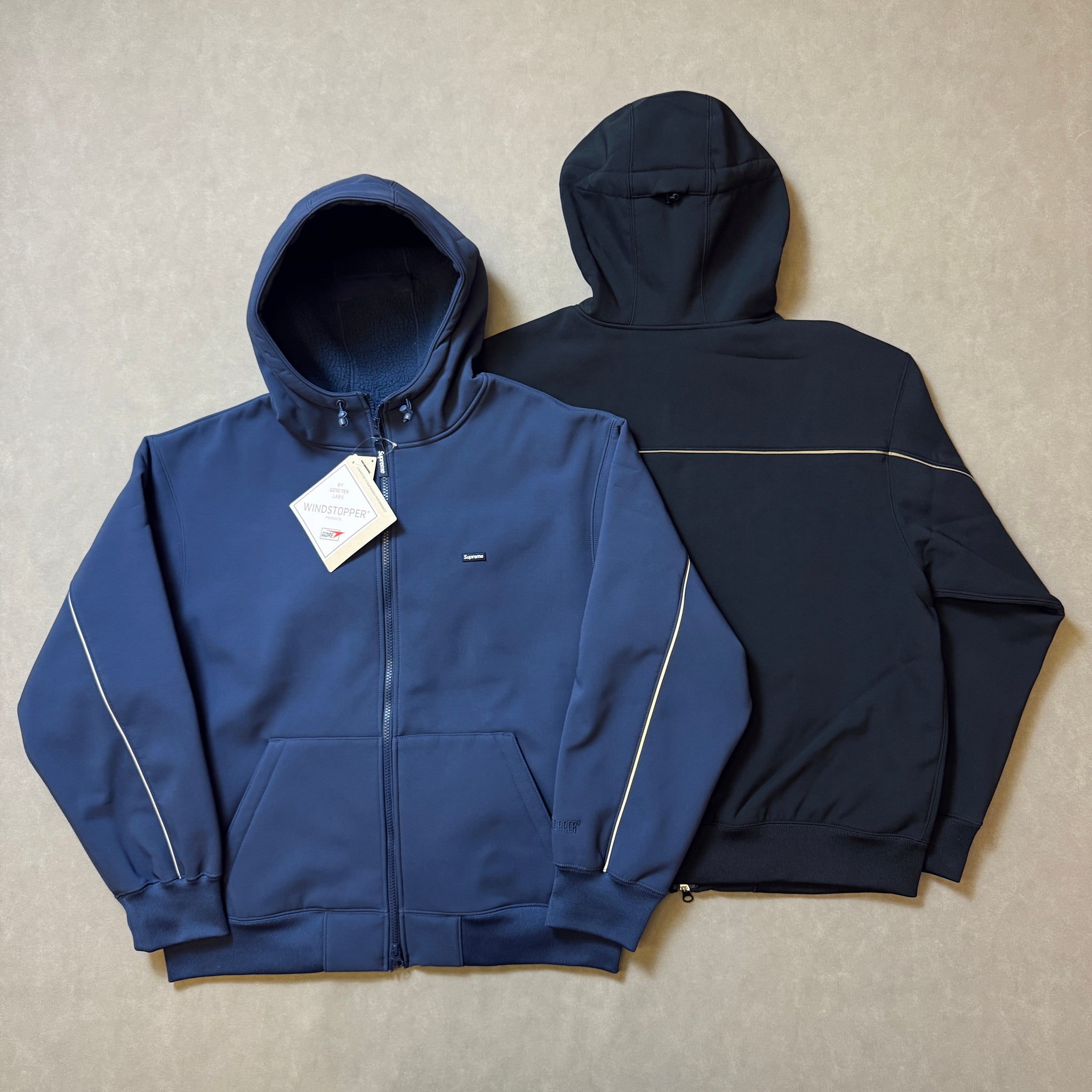 SUPREME WINDSTOPPER ZIP UP HOODED SWEATSHIRT