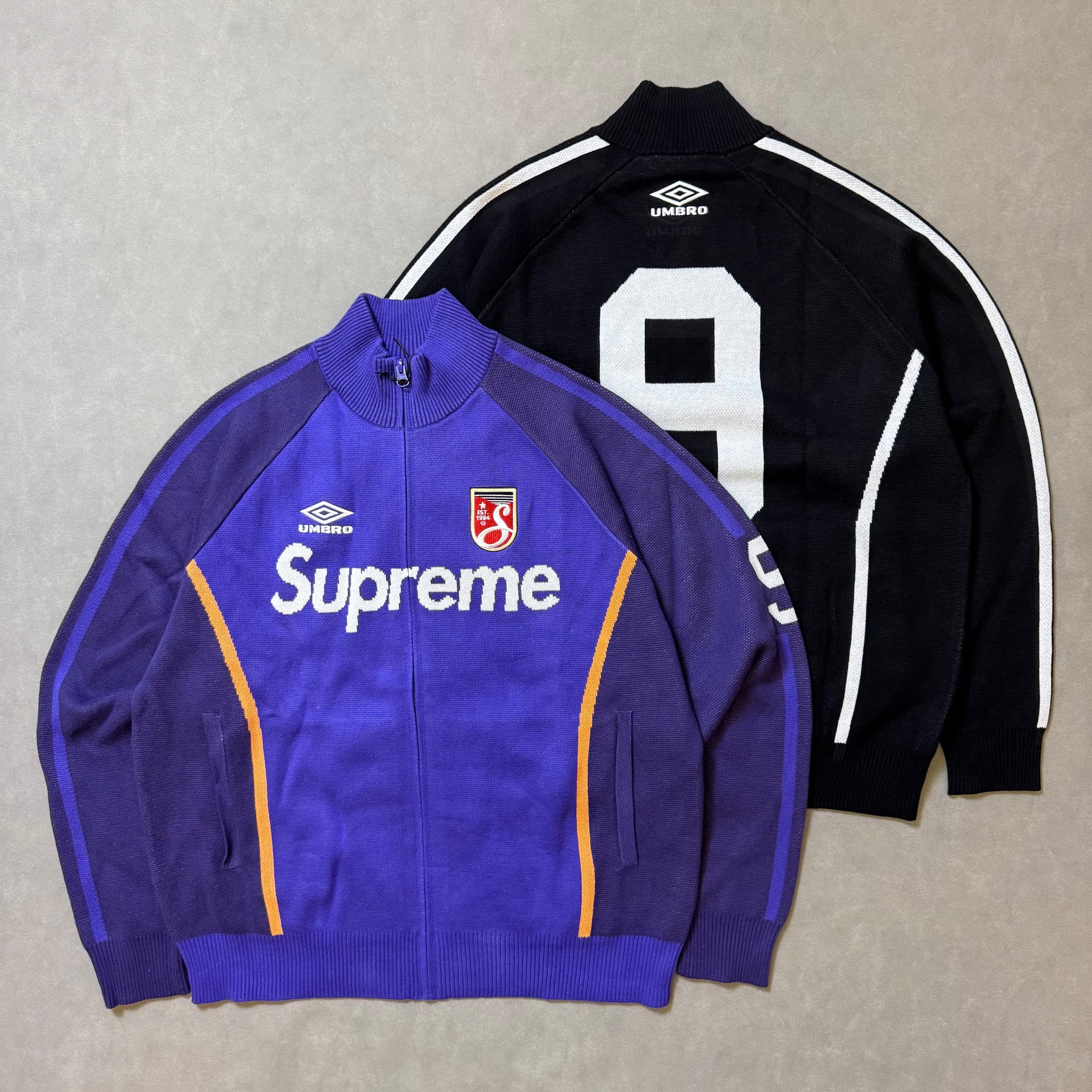 SUPREME UMBRO ZIP UP SWEATER