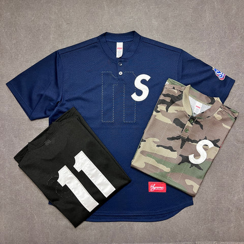 SUPREME S LOGO BASEBALL HENLEY