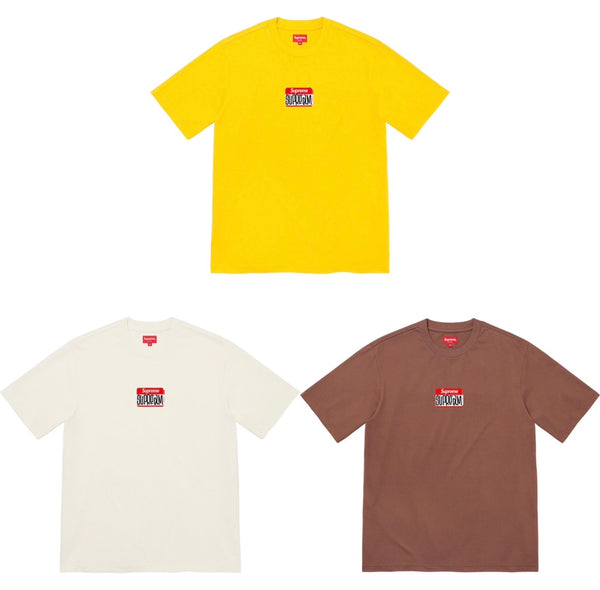 SUPREME GONZ NAMETAG S/S TOP