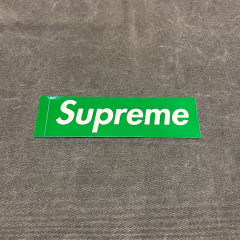 SUPREME GREEN BOX LOGO STICKER