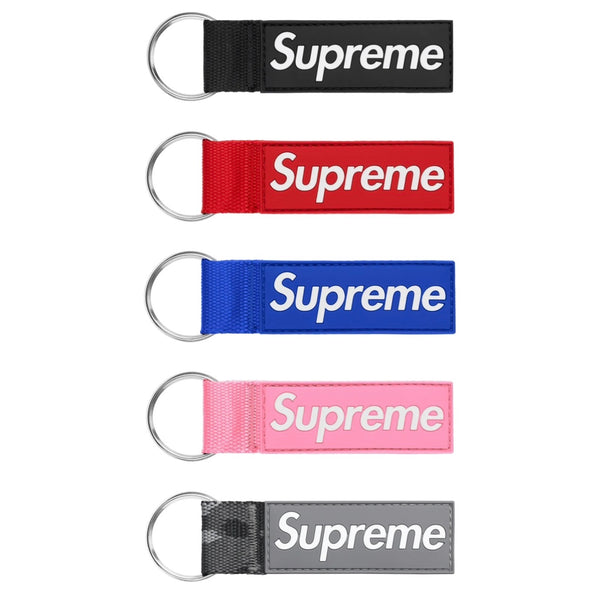 SUPREME WEBBING KEYCHAIN SS26