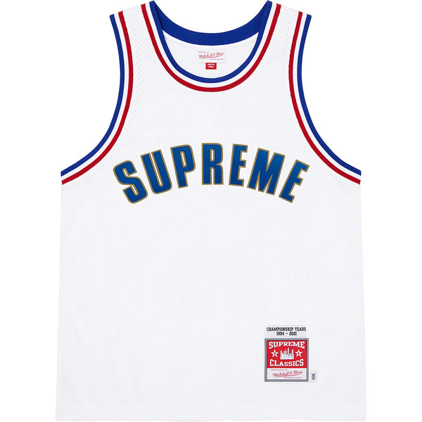 SUPREME MITCHELL & NESS BASKETBALL JERSEY