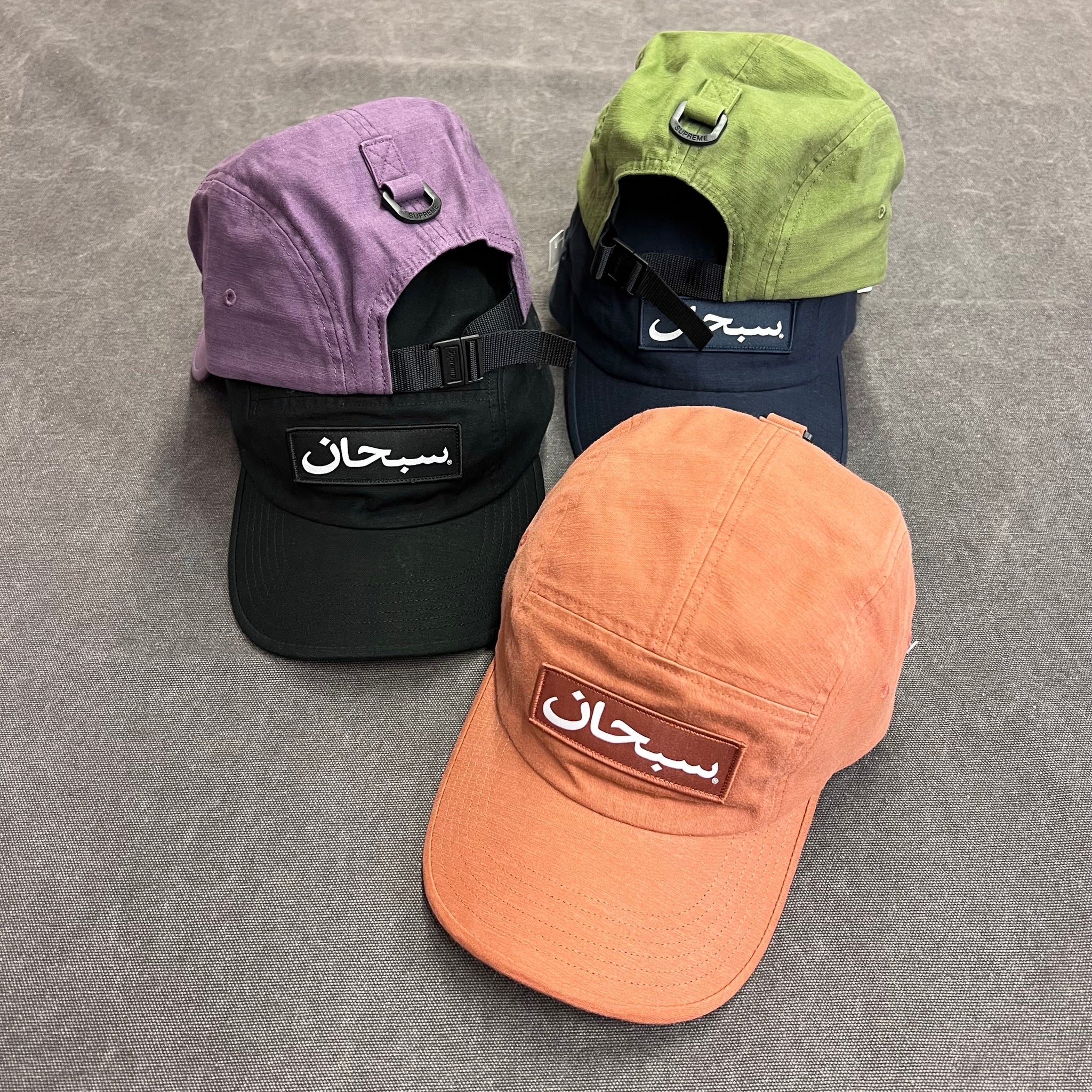 Supreme Arabic Logo Camp Cap Black キャップ 帽子 24FW supreme