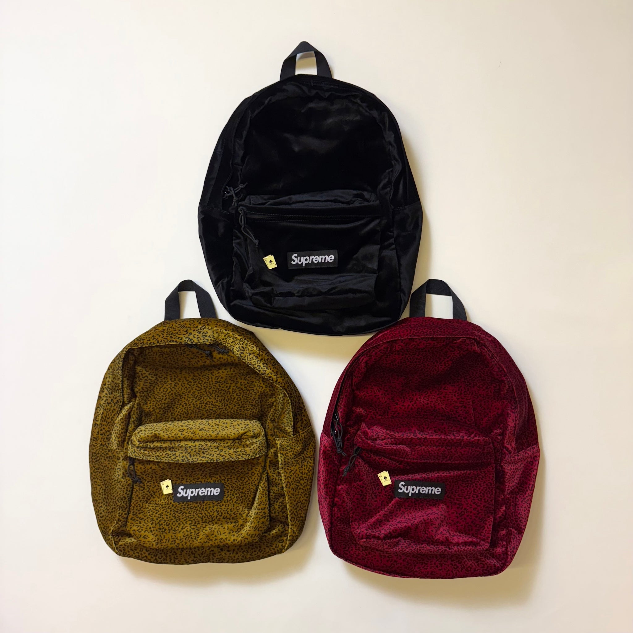 SUPREME VELVET BACKPACK