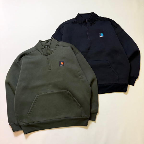 PALACE CARHARTT CARLUX 1/2 ZIP SWEATSHIRT