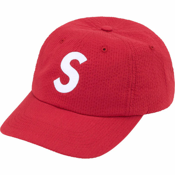 SUPREME SEERSUCKER S LOGO 6 PANEL