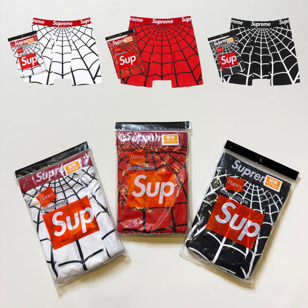 SUPREME HANES SPIDER-MAN BOXER BRIEFS (2 PACK)