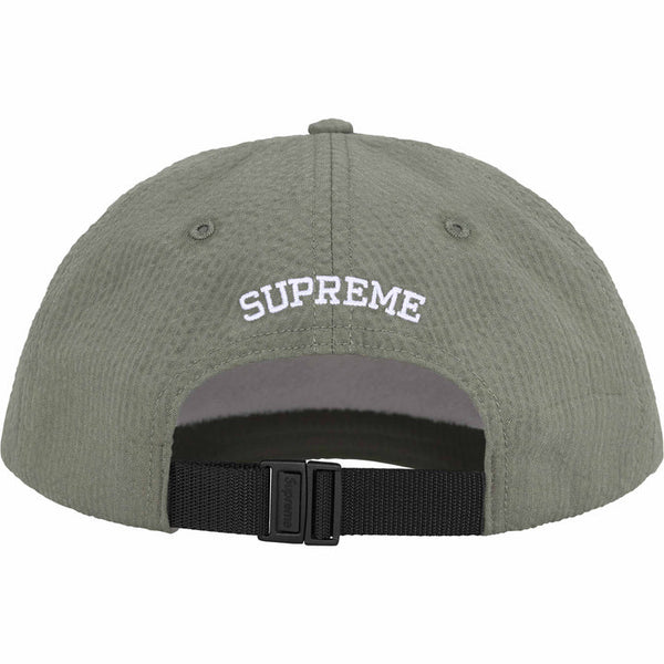 SUPREME SEERSUCKER S LOGO 6 PANEL