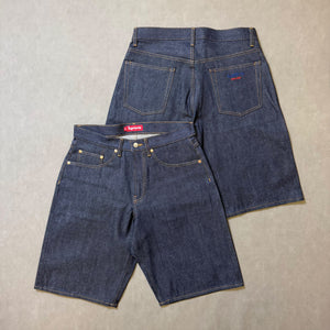 SUPREME RIGID BAGGY SELVEDGE DENIM SHORT SS25