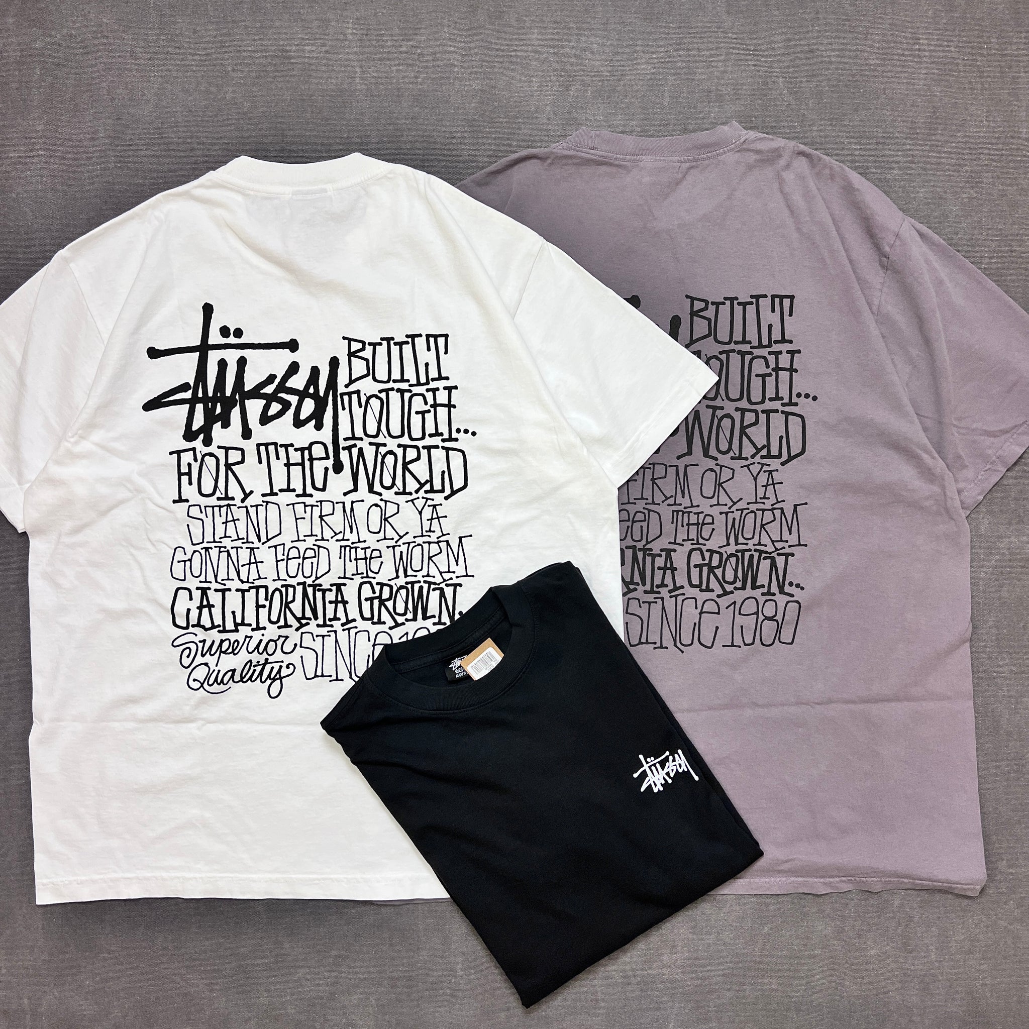 STUSSY CALIFORNIA GROWN TEE PIGMENT DYED – Trade Point_HK