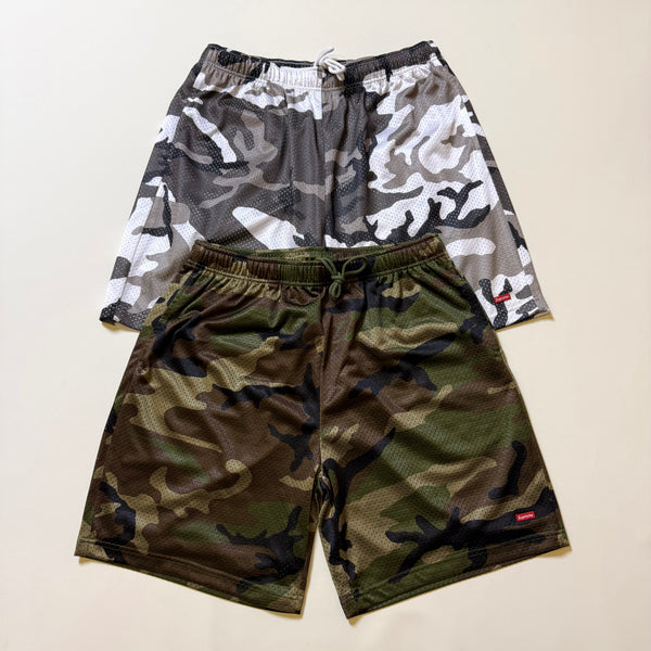 SUPREME SMALL BOX BAGGY MESH SHORT SS26