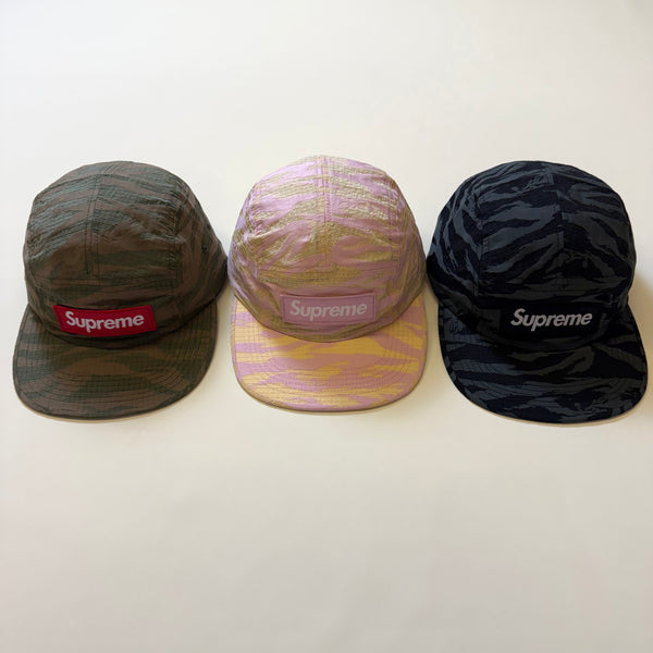 SUPREME TIGER CAMO RIPSTOP CAMP CAP