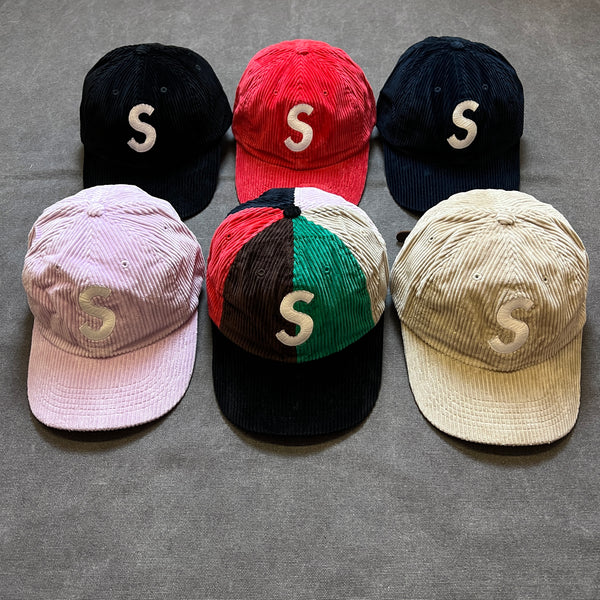 SUPREME CORDUROY S LOGO 6 PANEL