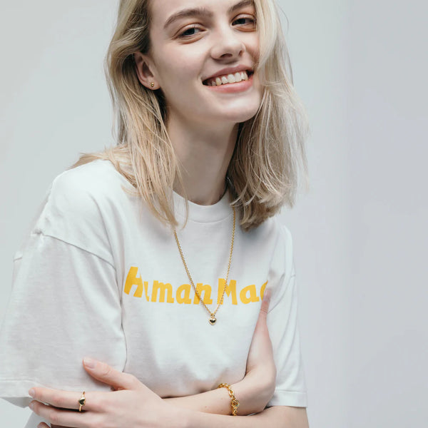 HUMAN MADE HEART SILVER NECKLACE