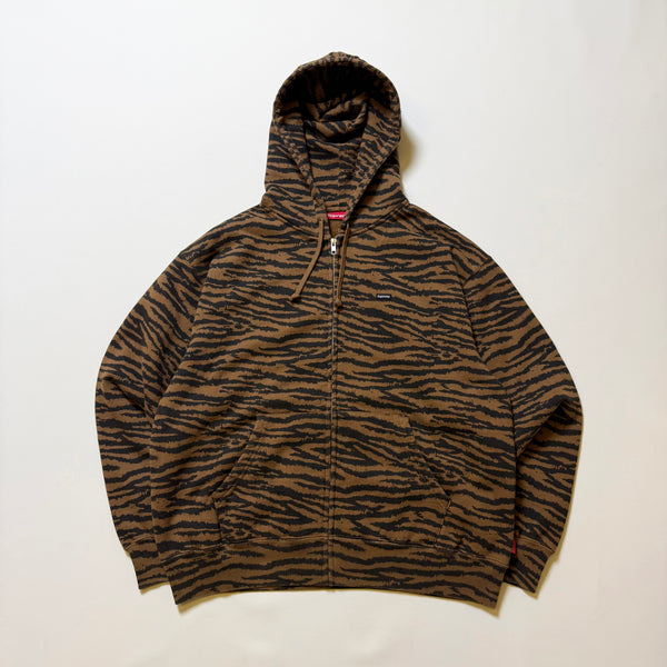 SUPREME SMALL BOX ZIP UP HOODED SWEATSHIRT SS26