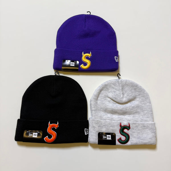 SUPREME NEW ERA DEVIL S LOGO BEANIE