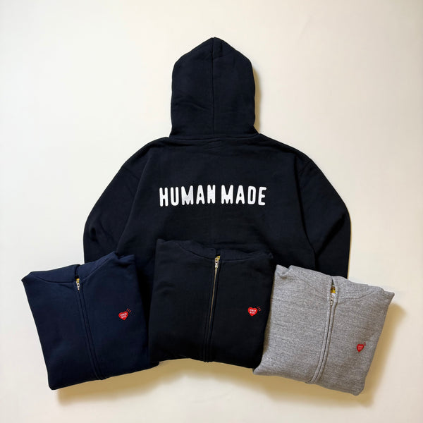 HUMAN MADE CLASSIC ZIP-UP SWEAT HOODIE HM30CS051