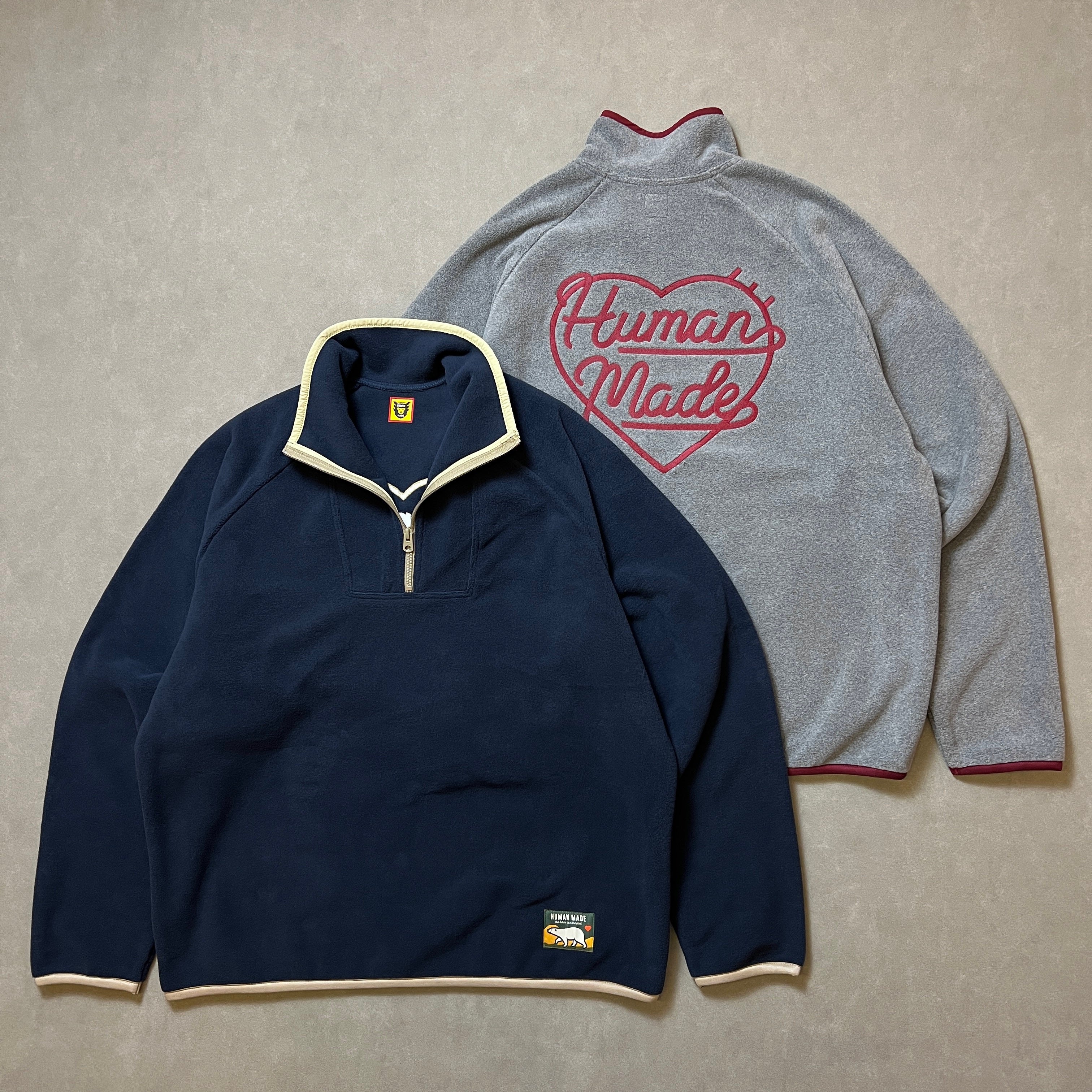 HUMAN MADE FLEECE HALF-ZIP PULLOVER – Trade Point_HK