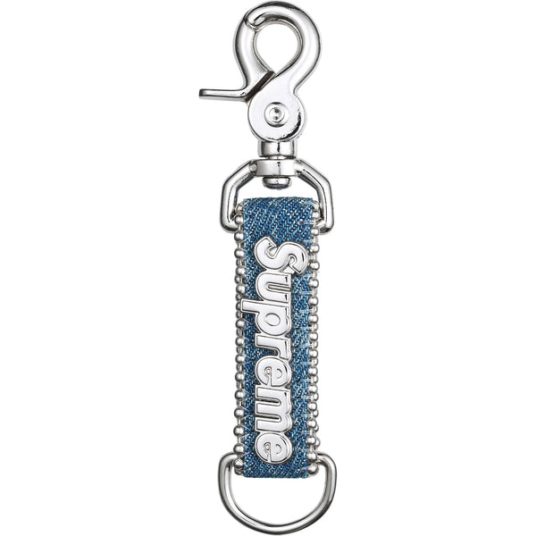 SUPREME B.B. SIMON DENIM KEYCHAIN