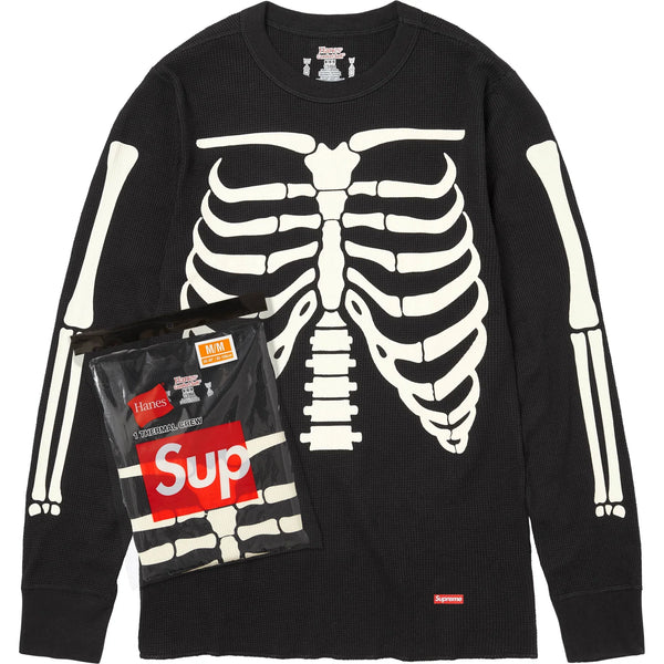 SUPREME HANES BONES THERMAL CREW (1 PACK) FW26