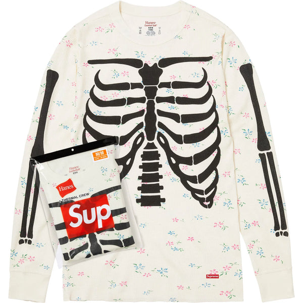 SUPREME HANES BONES THERMAL CREW (1 PACK) FW26