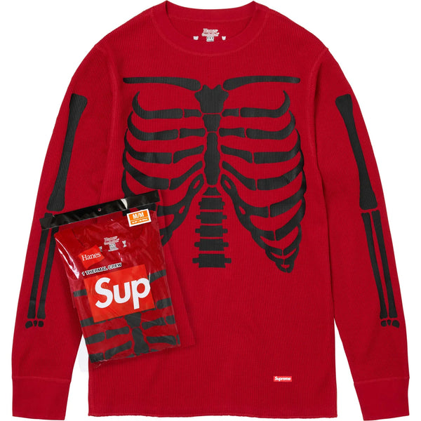 SUPREME HANES BONES THERMAL CREW (1 PACK) FW26