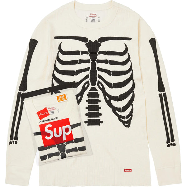 SUPREME HANES BONES THERMAL CREW(1 PACK) FW25