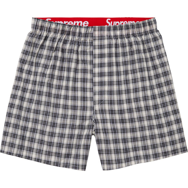 SUPREME HANES PLAID BOXER (4 PACK)