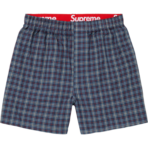 SUPREME HANES PLAID BOXER (4 PACK)