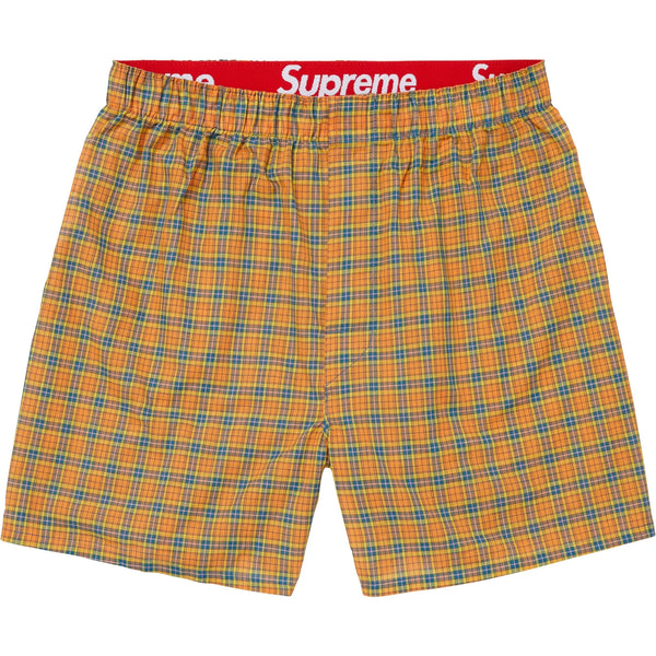 SUPREME HANES PLAID BOXER (4 PACK)