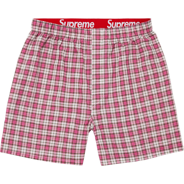 SUPREME HANES PLAID BOXER (4 PACK)