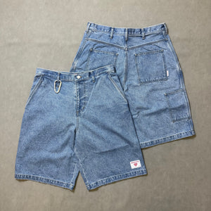 HUMAN MADE DENIM PAINTER SHORTS