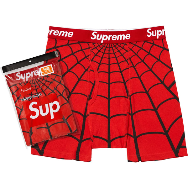 SUPREME HANES SPIDER-MAN BOXER BRIEFS (2 PACK)
