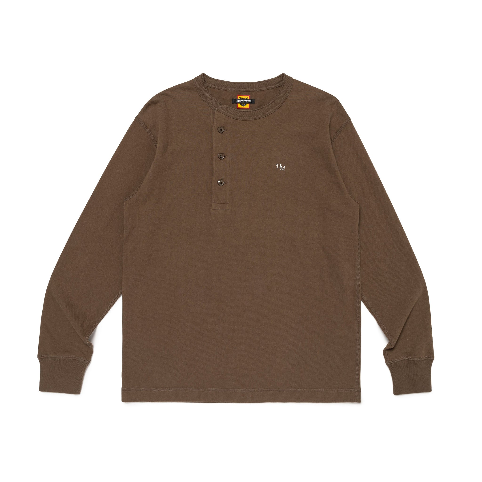 トップス HUMAN MADE HENLEY NECK L/S T-SHIRT Human Made - Henley