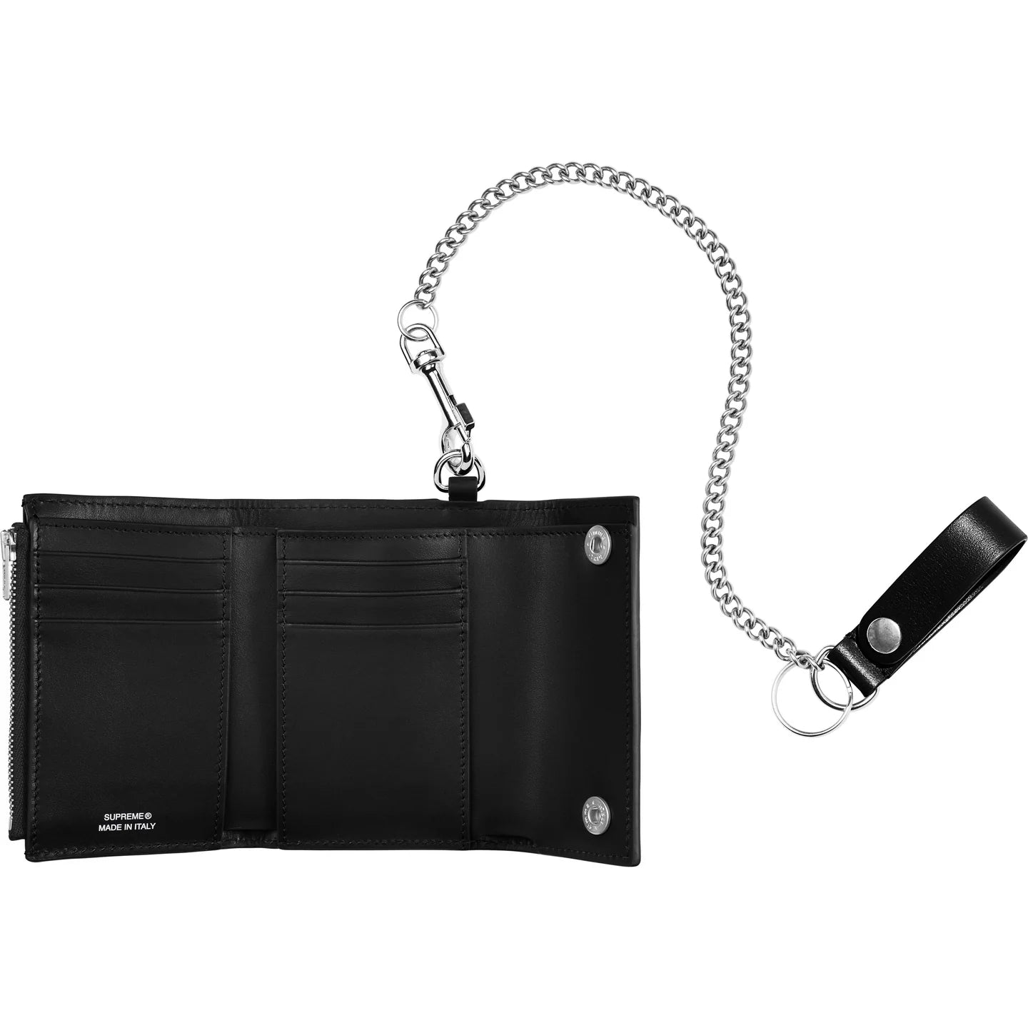 SUPREME LEATHER CHAIN WALLET – Trade Point_HK
