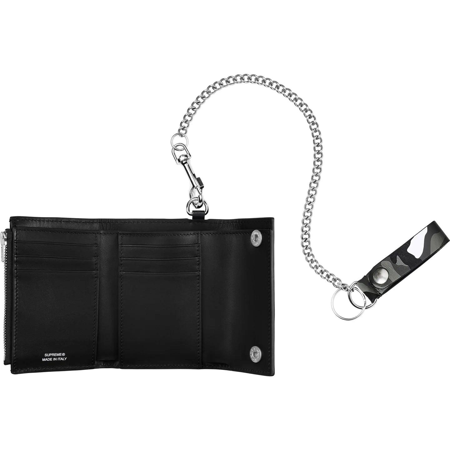 SUPREME LEATHER CHAIN WALLET – Trade Point_HK