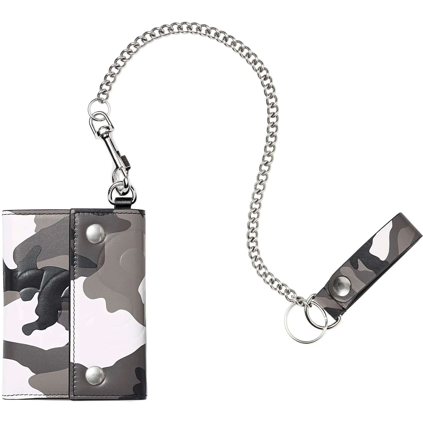小物 Supreme 25SS Leather Chain Wallet 即発送 25SS Supreme Leather Chain Wallet 黒