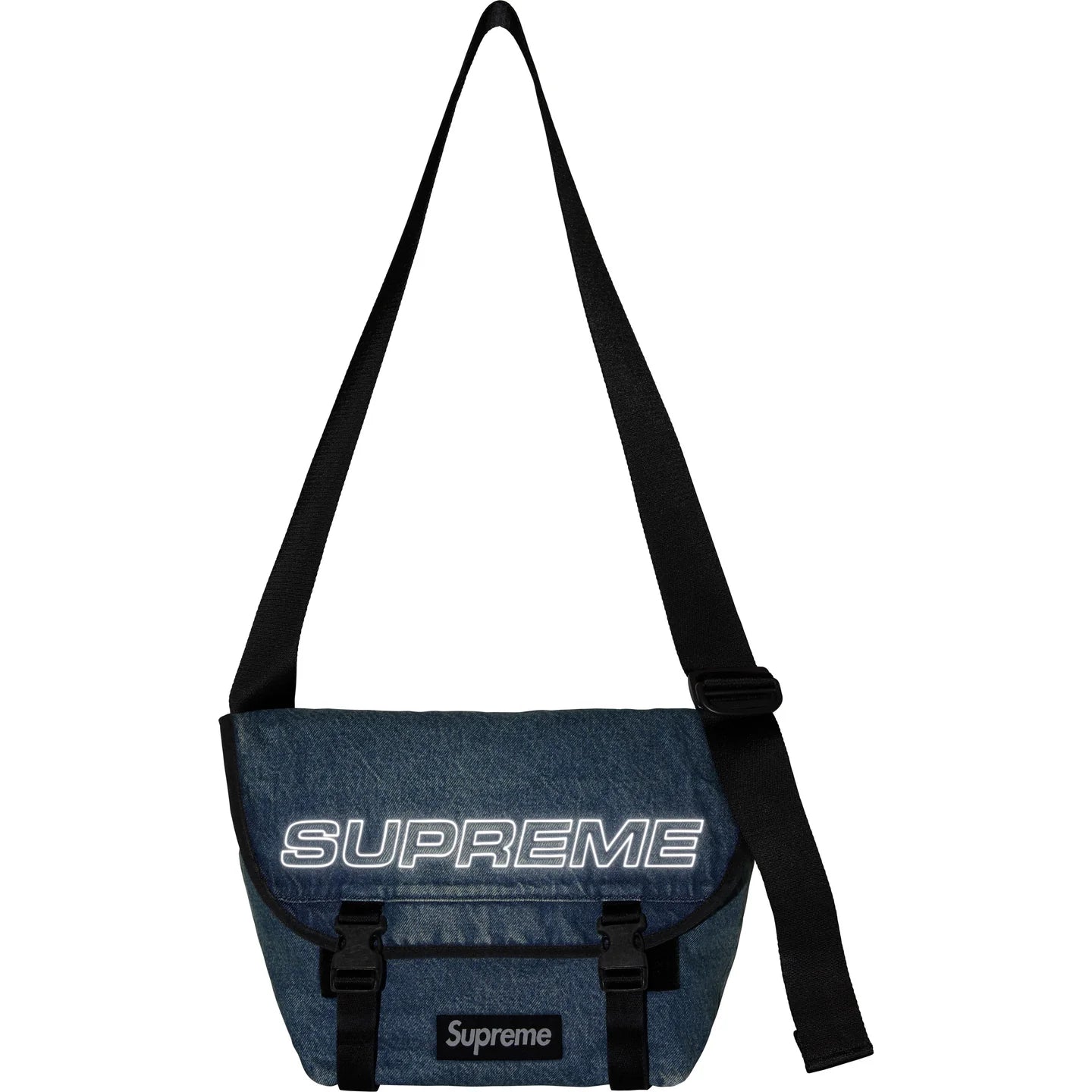 バッグ Supreme Denim Messenger Bag \"Black Supreme Denim Messenger Bag Black – shoegamemanila