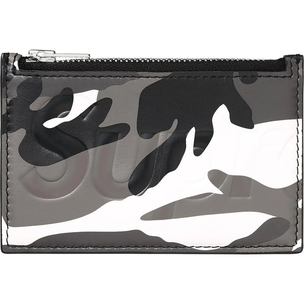 SUPREME LEATHER ZIP UP CARD HOLDER
