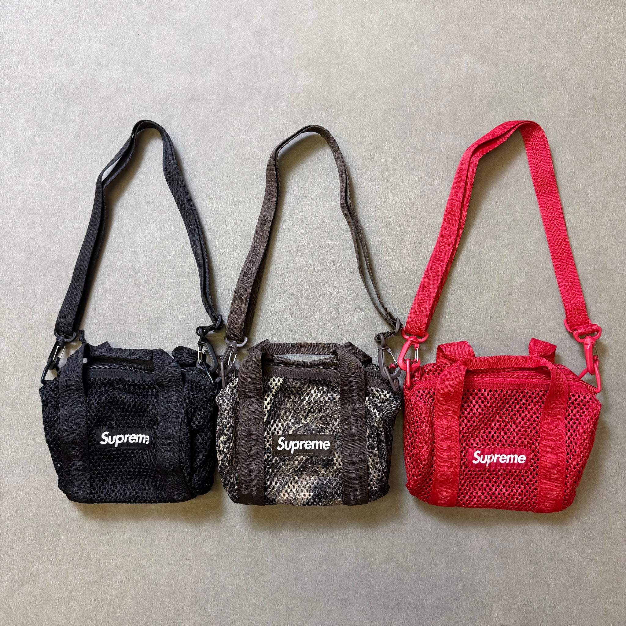 SUPREME MESH MINI DUFFLE BAG