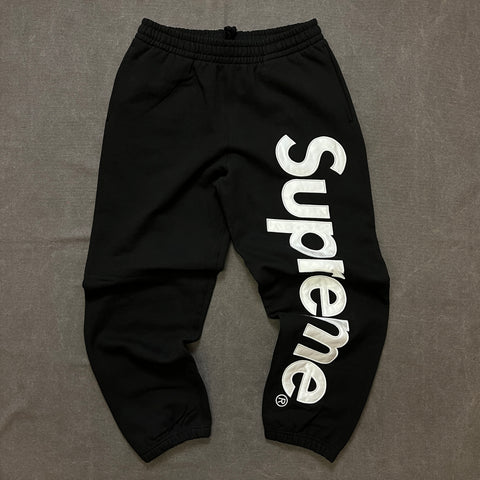 SUPREME SATIN APPLIQUE SWEATPANT FW24