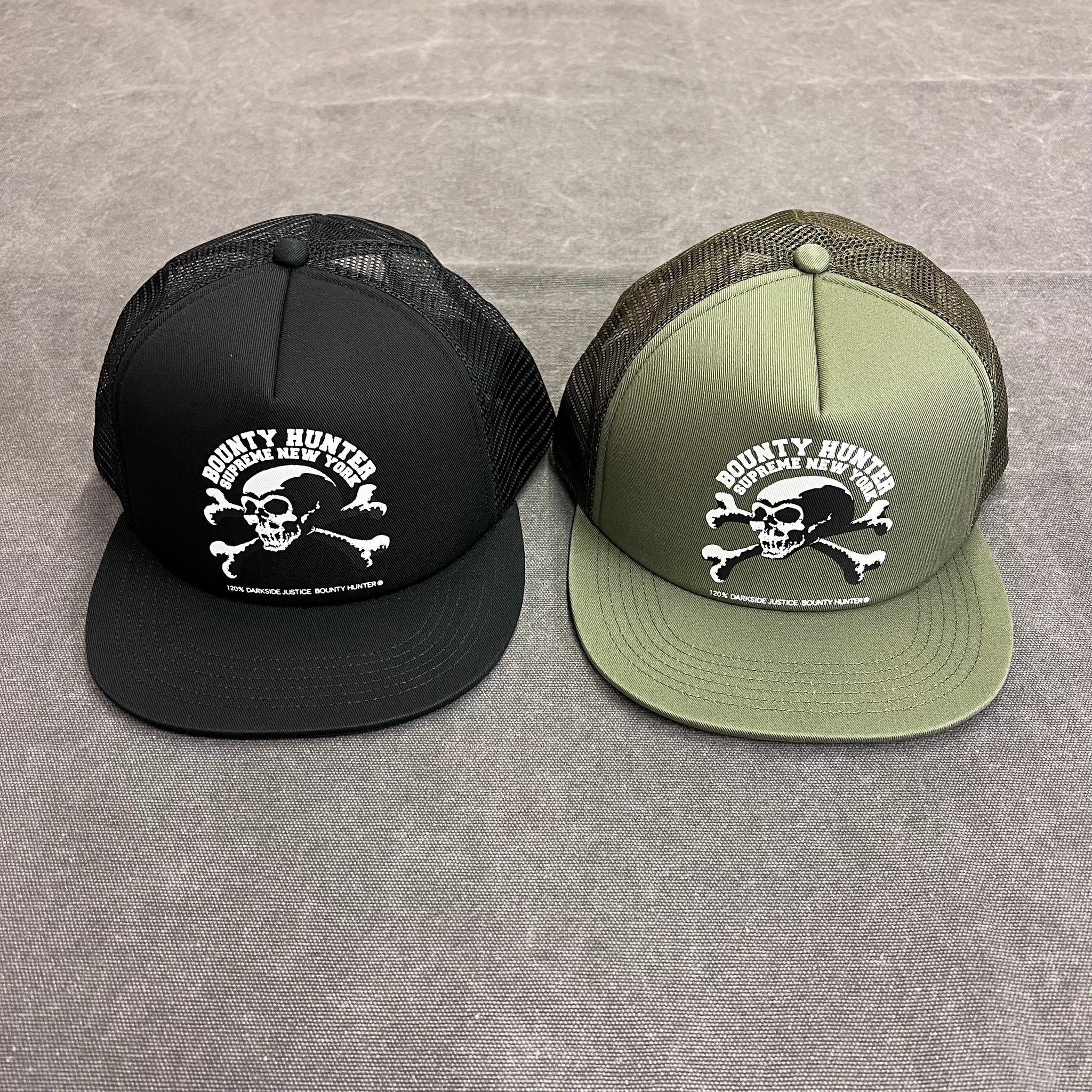 独創的 メッシュ キャップ cap 5-Panel olive Mesh Hunter Bounty 