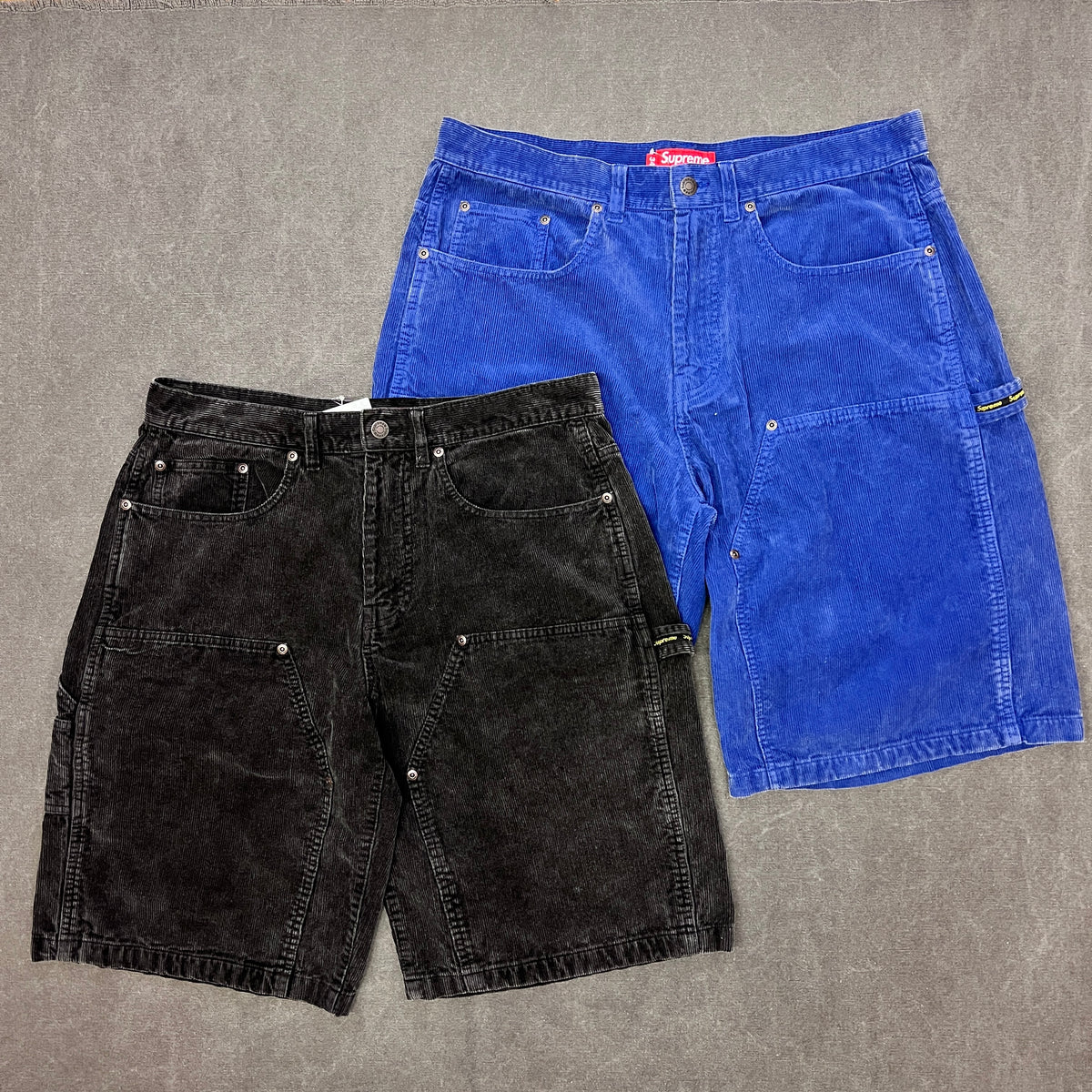 パンツ Supreme Washed Corduroy Double Knee Supreme Washed Corduroy Double Knee Painter Short Black