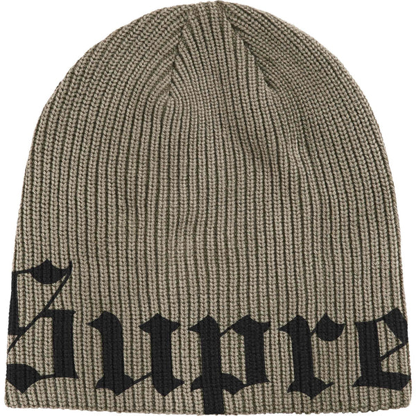 SUPREME OLD ENGLISH PRINTED BEANIE SS26